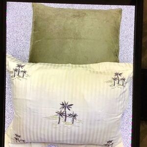 Pillow cover, sham & table runner